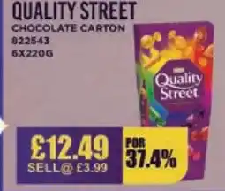 Bestway QUALITY STREET Chocolate carton offer