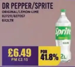 Bestway DR PEPPER/SPRITE Original/lemon-lime offer