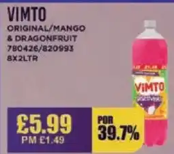 Bestway VIMTO Original/mango & dragonfruit offer