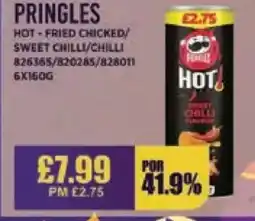 Bestway PRINGLES Hot-fried chicked/ sweet chilli/chilli offer