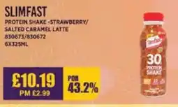 Bestway SLIMFAST Protein shake -strawberry/ salted caramel latte offer