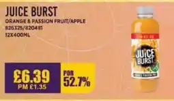 Bestway JUICE BURST Orange & passion fruit/apple offer