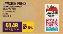 Bestway CAWSTON PRESS Appamango/summer bry/app & pear offer