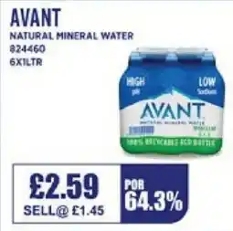 Bestway AVANT Natural mineral water offer