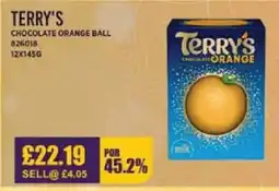 Bestway TERRY'S Chocolate orange ball offer