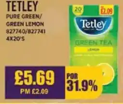 Bestway TETLEY Pure green/ green lemon offer