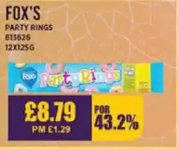 Bestway FOX'S Party rings offer