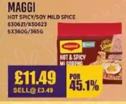 Bestway MAGGI Hot spicy/soy mild spice offer