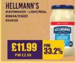 Bestway HELLMANN'S Mayonnaise light/real offer