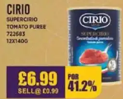 Bestway CIRIO Supercirio tomato puree offer
