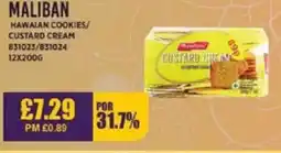Bestway MALIBAN Hawaian cookies/ custard cream offer