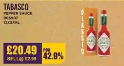 Bestway TABASCO Pepper sauce offer