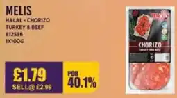 Bestway MELIS Halal - chorizo turkey & beef offer