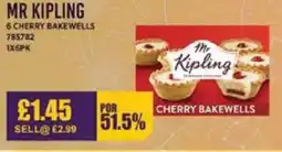 Bestway MR KIPLING 6 Cherry bakewells offer