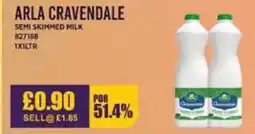 Bestway ARLA CRAVENDALE Semi skimmed milk offer
