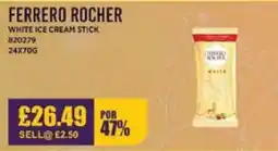 Bestway FERRERO ROCHER White ice cream stick offer