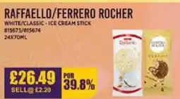 Bestway RAFFAELLO/FERRERO ROCHER White/classic - ice cream stick offer