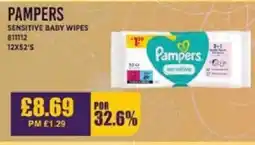 Bestway PAMPERS Sensitive baby wipes offer