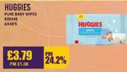 Bestway HUGGIES Pure baby wipes offer