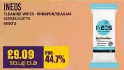 Bestway INEOS Cleaning wipes - rhb&pom/sea&jas offer