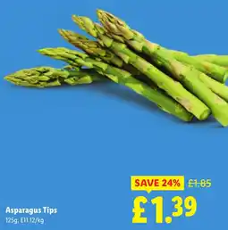 Lidl Asparagus Tips offer