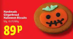 Lidl Handmade Gingerbread Halloween Biscuits offer