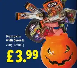 Lidl Pumpkin with Sweets offer