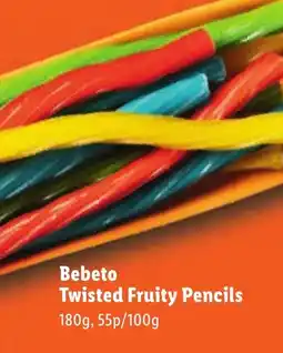 Lidl Bebeto Twisted Fruity Pencils offer