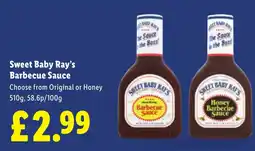 Lidl Sweet Baby Ray's Barbecue Sauce offer