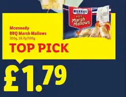 Lidl Mcennedy BBQ Marsh Mallows offer