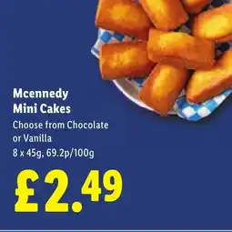 Lidl Mcennedy Mini Cakes offer