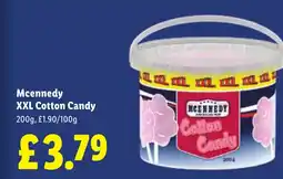 Lidl Mcennedy XXL Cotton Candy offer