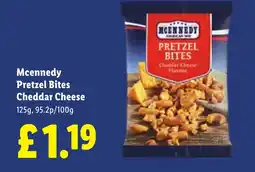 Lidl Mcennedy Pretzel Bites Cheddar Cheese offer