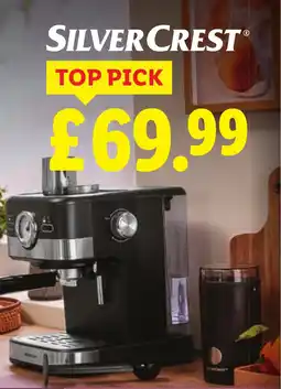 Lidl Silvercrest Kitchen Tools Espresso Machine offer