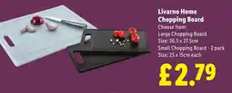 Lidl Livarno Home Chopping Board offer