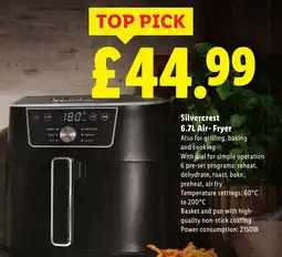 Lidl Silvercrest 6.7L Air-Fryer offer