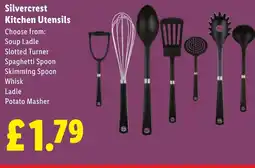 Lidl Silvercrest Kitchen Utensils offer