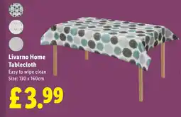 Lidl Livarno Home Tablecloth offer
