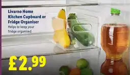 Lidl Livarno Home Kitchen Cupboard or Fridge Organiser offer