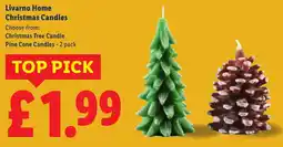 Lidl Livarno Home Christmas Candles offer