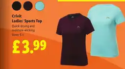 Lidl Crivit Ladies' Sports Top offer