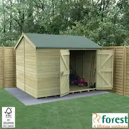 Costco Forest Garden Timberdale 10ft x 8ft 3 (3 x 2.5m) Tongue & Groove Wooden Storage Shed offer