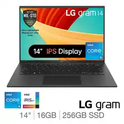 Costco LG gram, Intel Core i5, 16GB RAM, 256GB SSD, 14 Inch Laptop, 14Z90RU-G.AP52A1 offer
