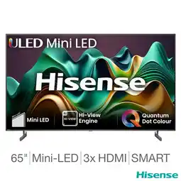 Costco Hisense 65U6NQTUK 65 Inch Mini-LED Freely Smart TV offer