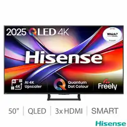 Costco Hisense 50A7QTUK 50 Inch QLED HD Smart TV offer