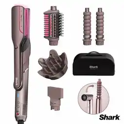 Costco Shark FlexFusion Straight 5-in-1 Air Styler & Dryer & Ceramic Straightener with Case, HD625SUK offer