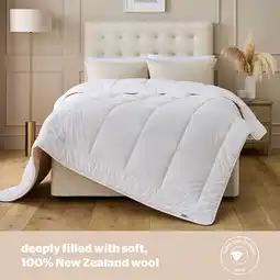 Costco Silentnight Natural Wool Heavyweight Duvet in 3 sizes offer