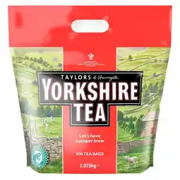 Costco Taylors of Harrogate Yorkshire Tea, 600 Tea Bags offer