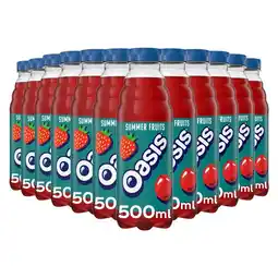 Costco Oasis Summer Fruits PMP, 12 x 500ml offer