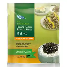 Costco C-Weed Snack Roasted Korean Seaweed Flakes, 3 x 80g offer